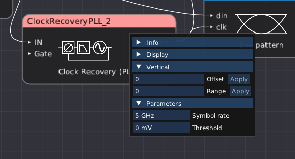 Configuring a filter