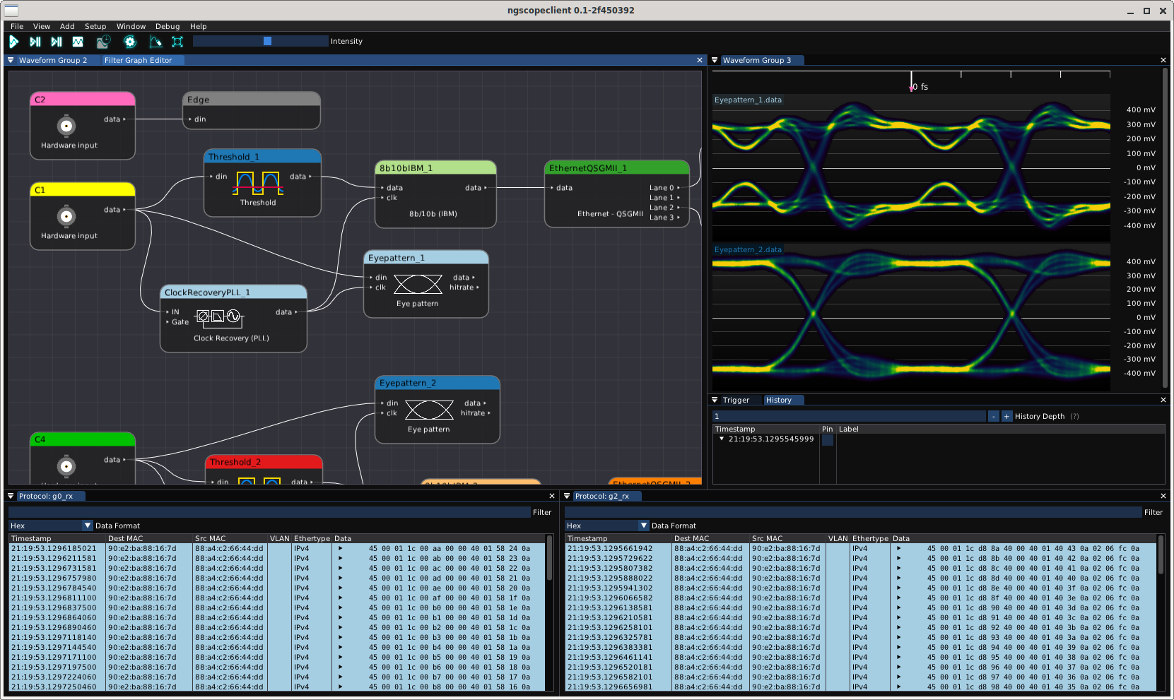 Filter graph example screenshot